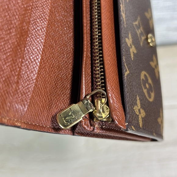 Louis Vuitton Monogram Porte Monnaie Billets Tresor Wallet ✅COA Included - Picture 8 of 16